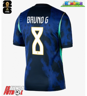 Brasil Bruno Guimaraes #8 Segunda Equipación Mundial 2026 Manga Corta Brasil Bruno Guimaraes #8 Segunda Equipación Mundial 2026 Manga Corta